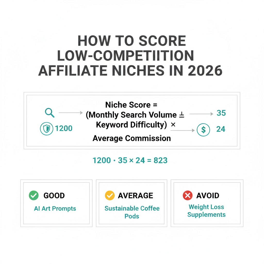 How to Score Low-Competition Affiliate Niches in 2026