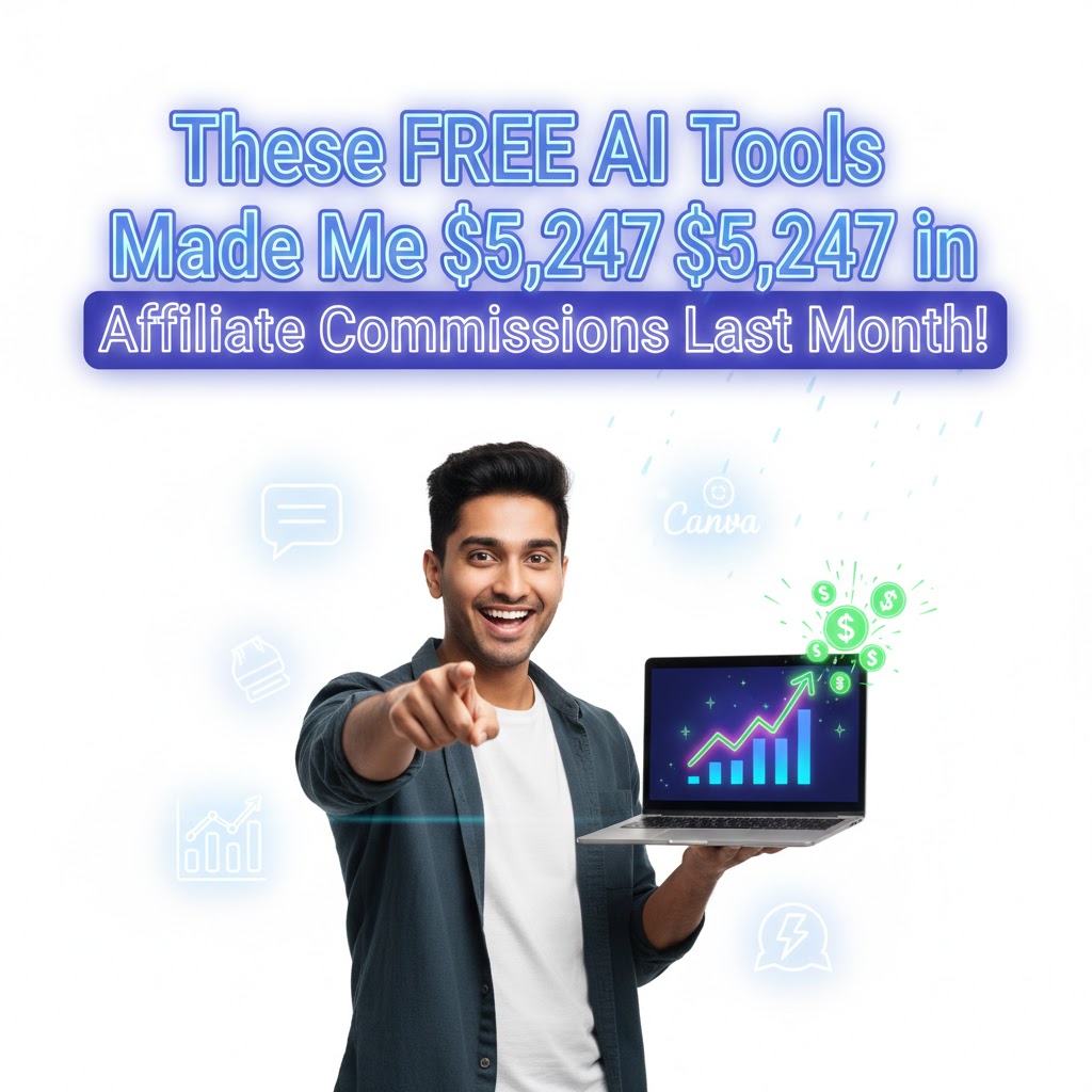 These FREE AI Tools Made Me $5,247 in Affiliate Commissions Last Month!