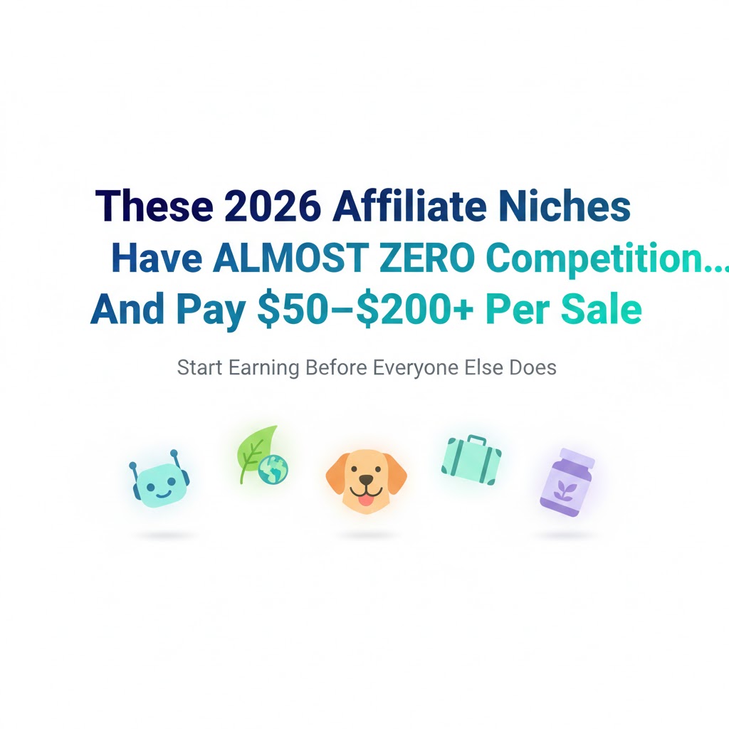 Low Competition Affiliate Niches for 2026
